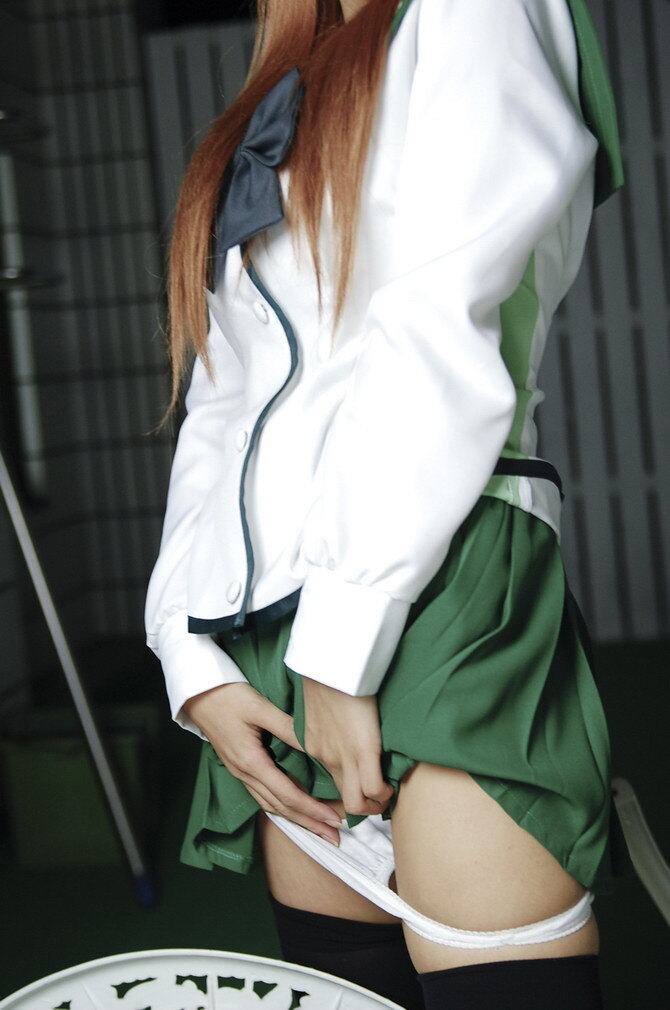 [Cosplay] 2013.04.09  Big boobs Saya Takagi 性感制服诱惑